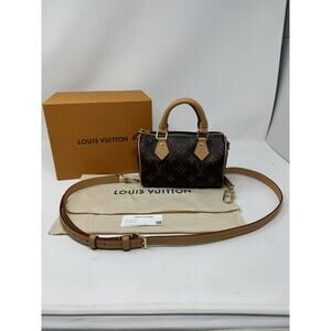 NWT Louis Vuitton Nano Speedy Monogram